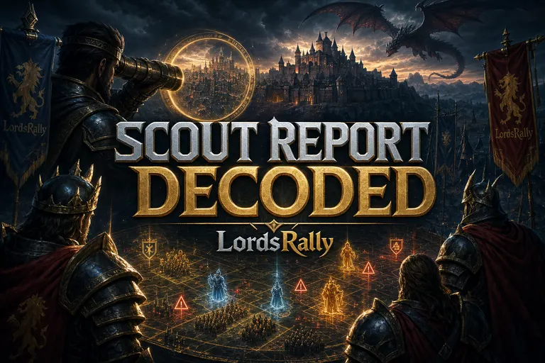Lords Mobile’da !kesif Gözcü Raporunu Doğru Okuma: Saldırı Kararını Değiştiren Veriler