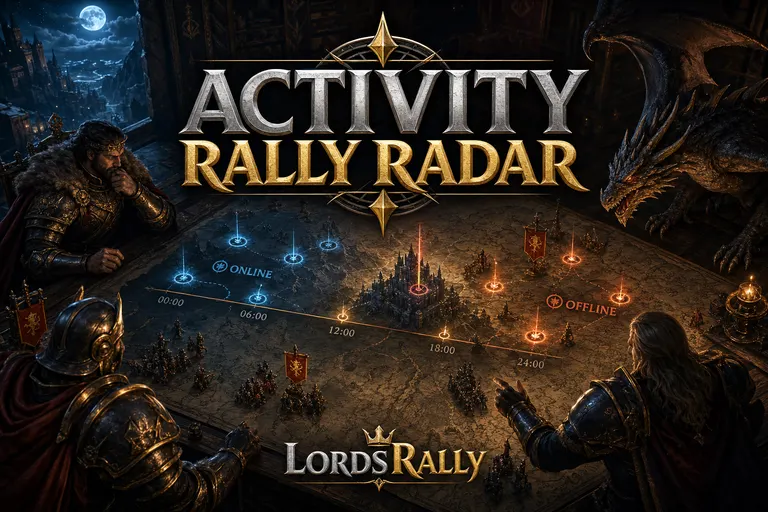 Lords Mobile’da !aktivite ile Düşmanın Online-Offline Saatlerini Haritalama Taktiği