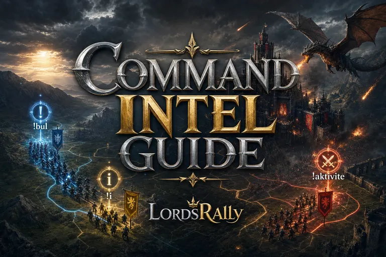 Lords Mobile Yeni Başlayanlar İçin Arama Komutları Sözlüğü: !bul, !i ve !aktivite